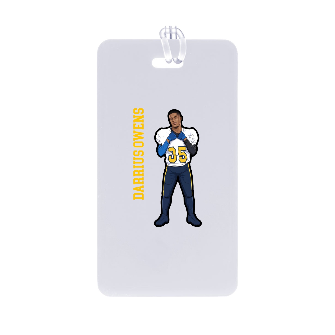 Bag Tag — Name Vertical in Classic