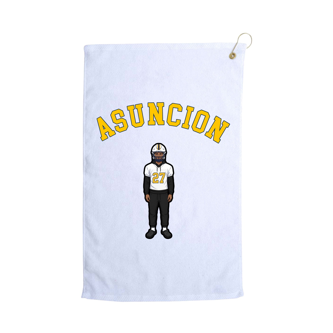 Golf Towel — Shirsey Arch in White