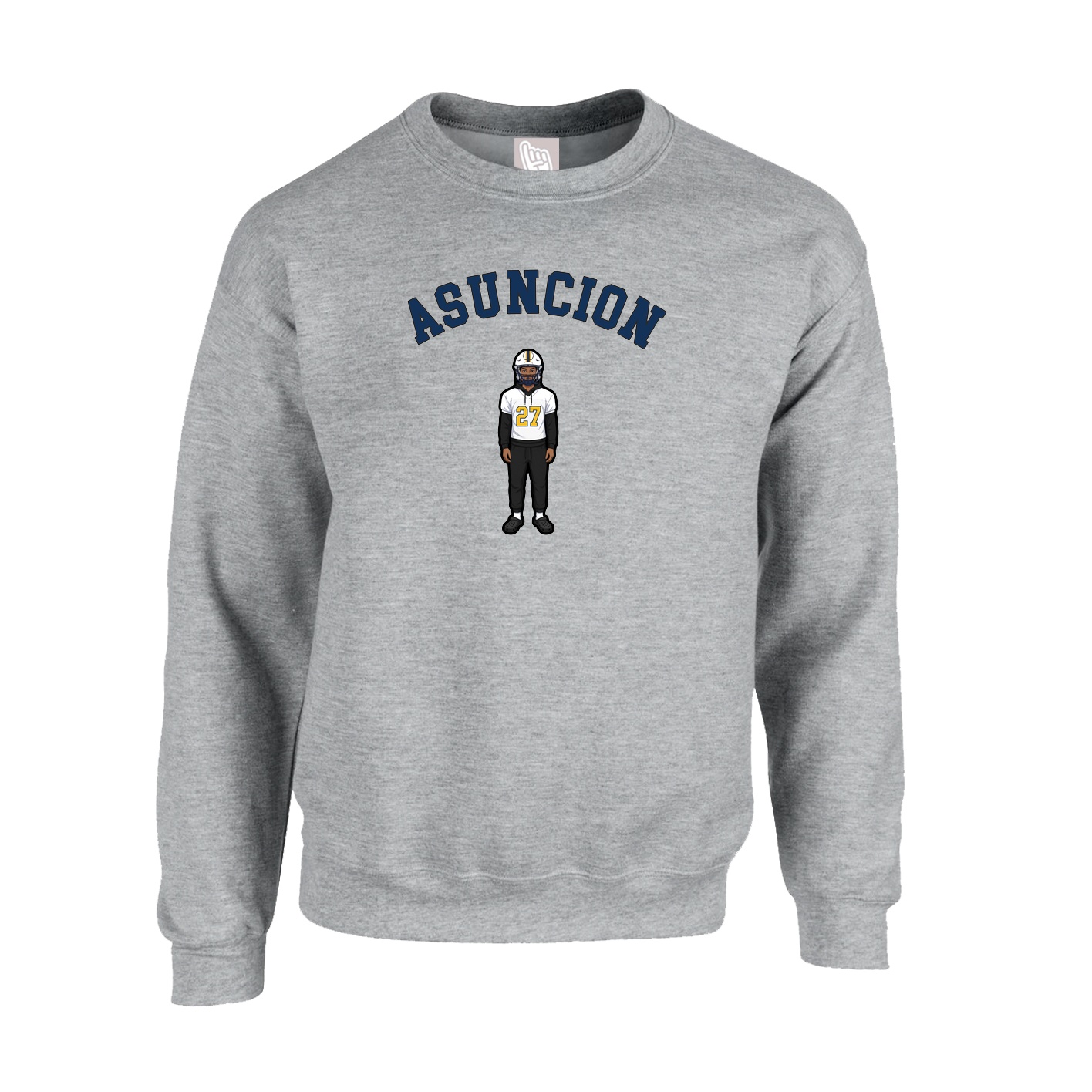 Fleece Crew — Shirsey Arch in Grey