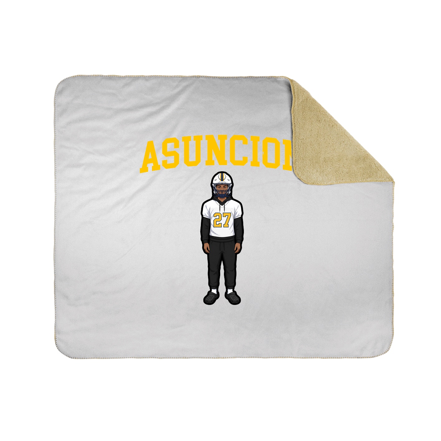Throw Blanket — Shirsey in White