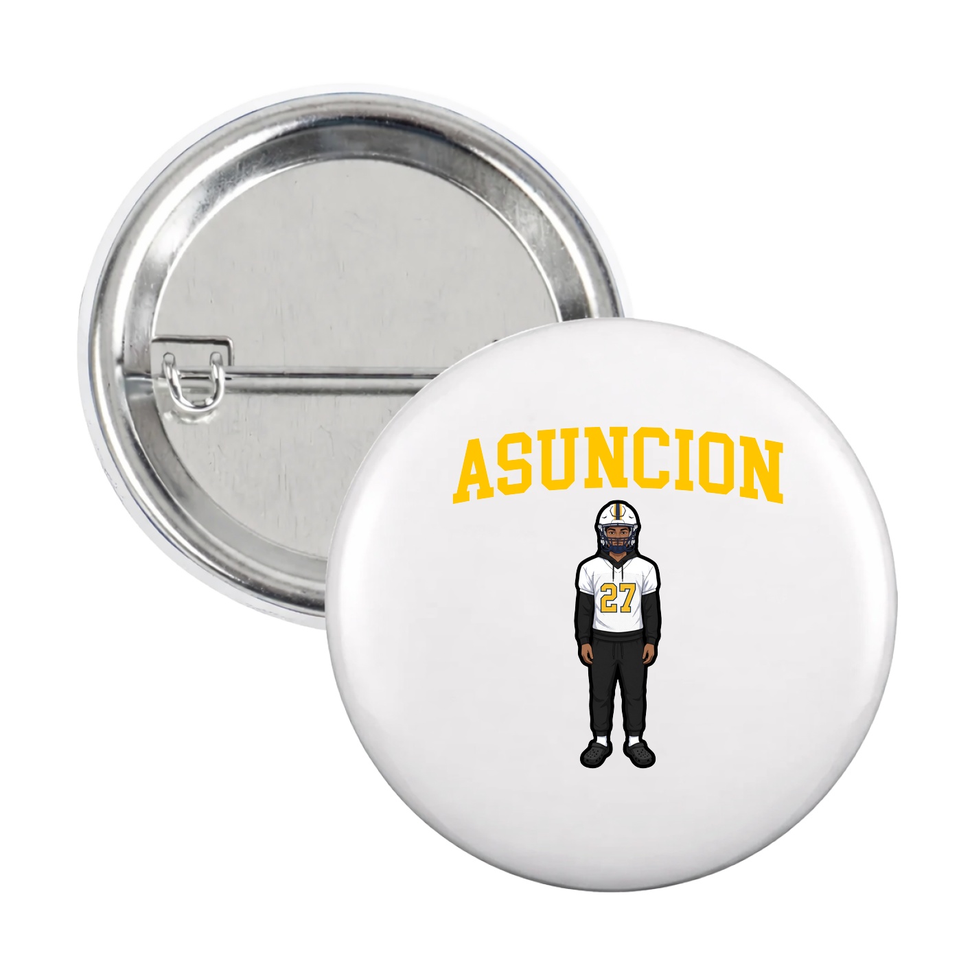 Game Day Button — Shirsey in White