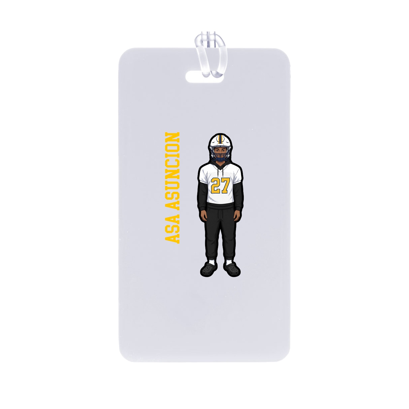Bag Tag — Name Vertical in Classic