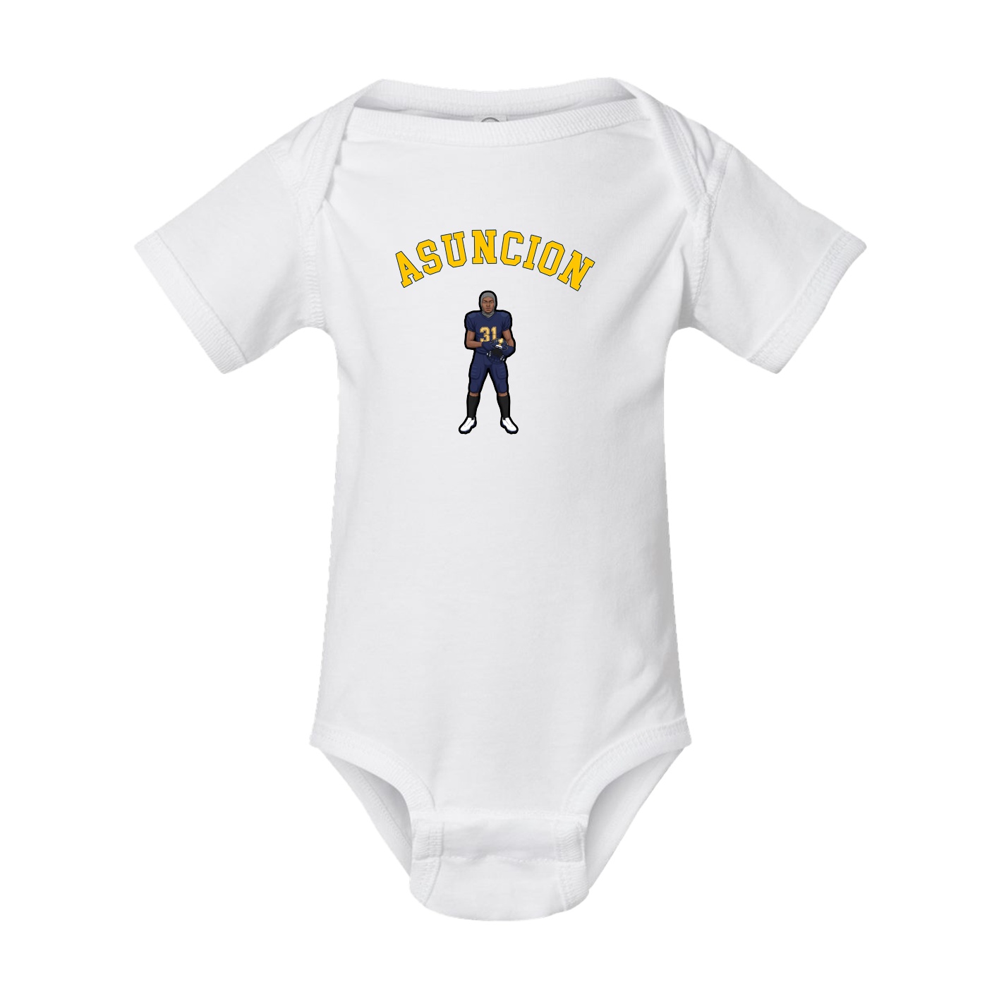Baby Onesie — Shirsey Arch in White
