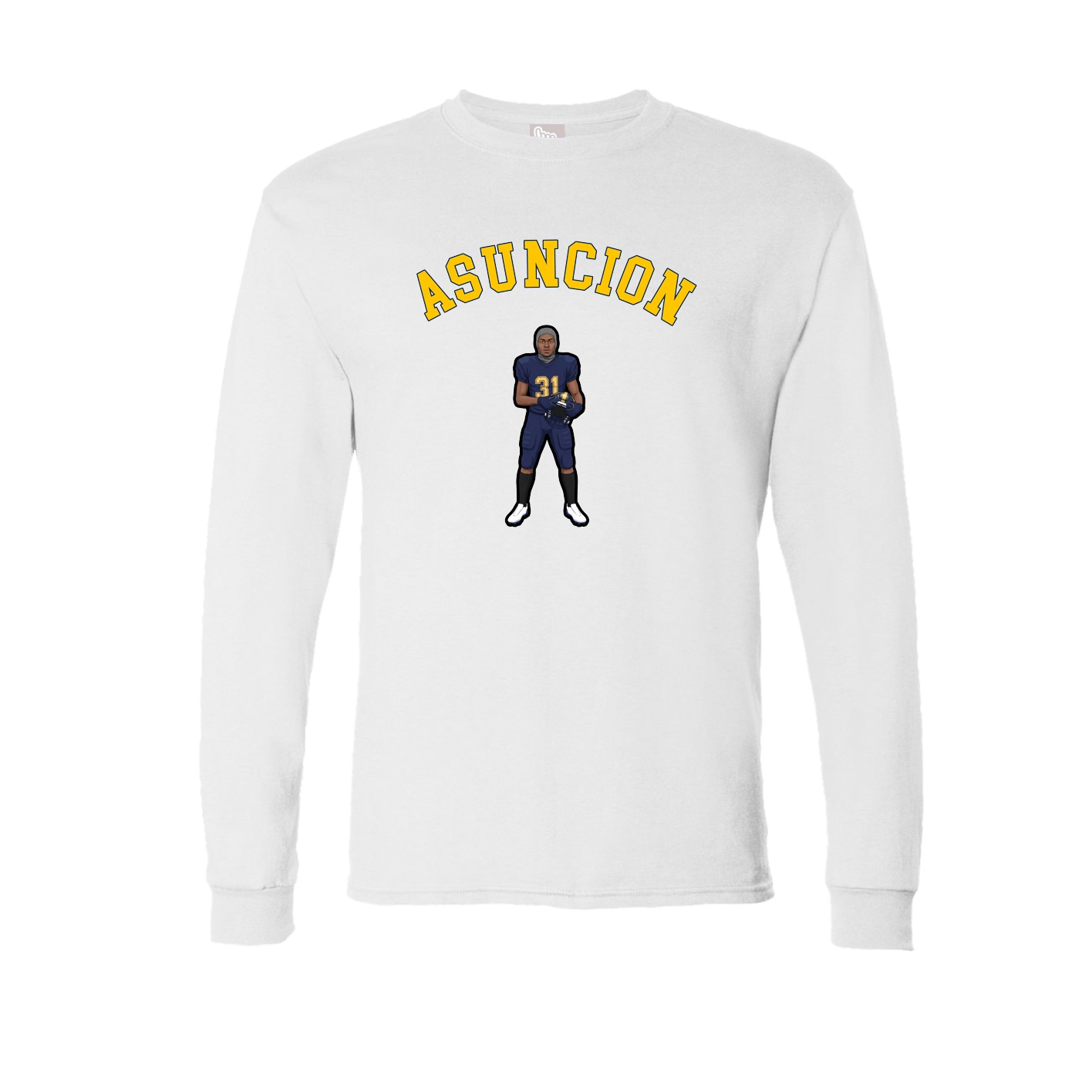 Long Sleeve Tee — Shirsey Arch in White