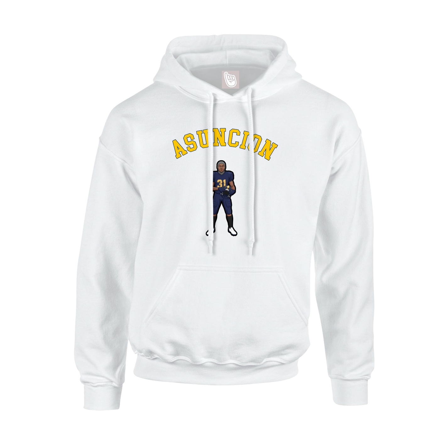 Hoodie — Shirsey Arch in White