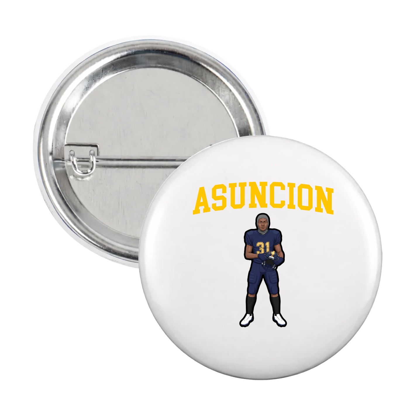 Game Day Button — Shirsey in White