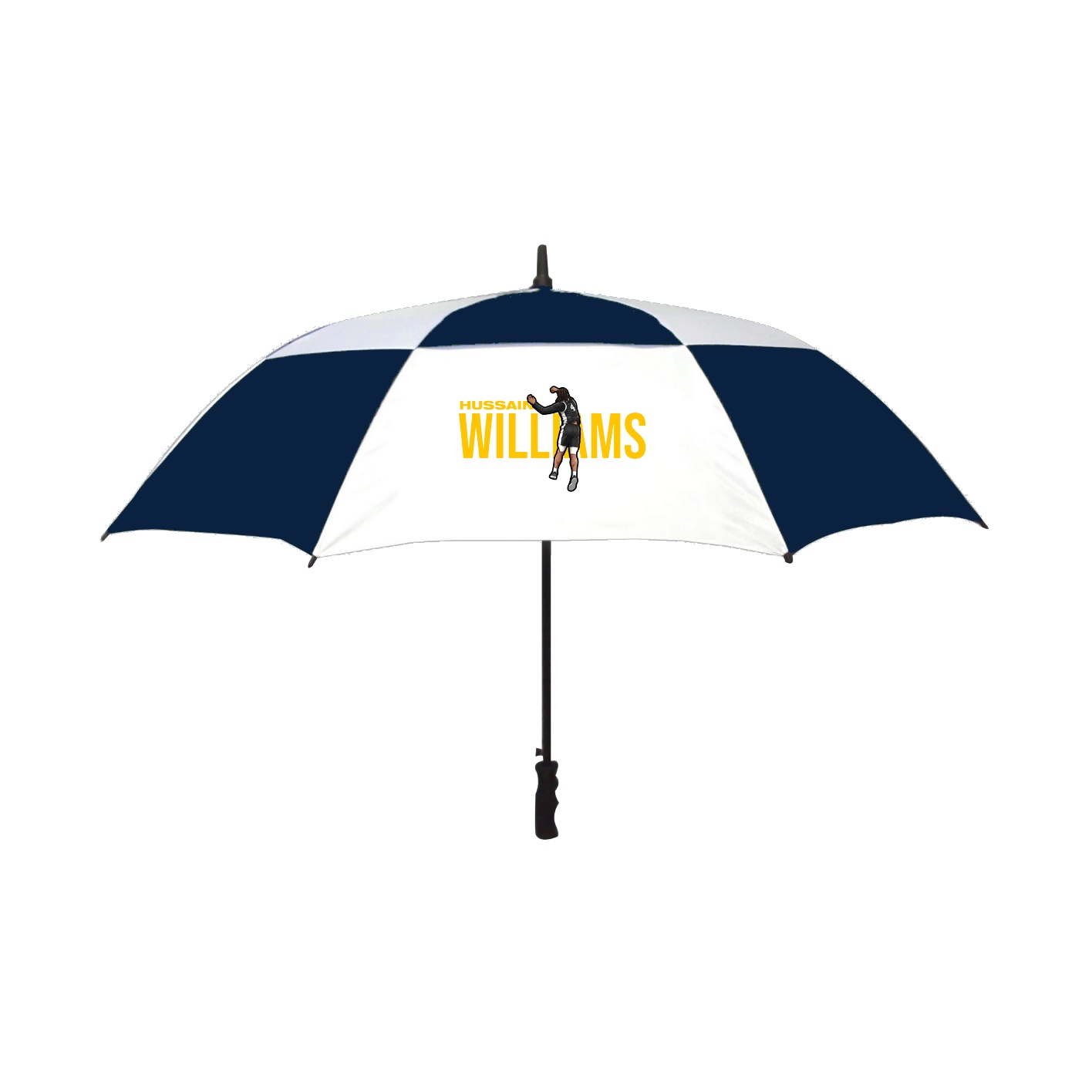 Golf Umbrella — Player Name in Navy