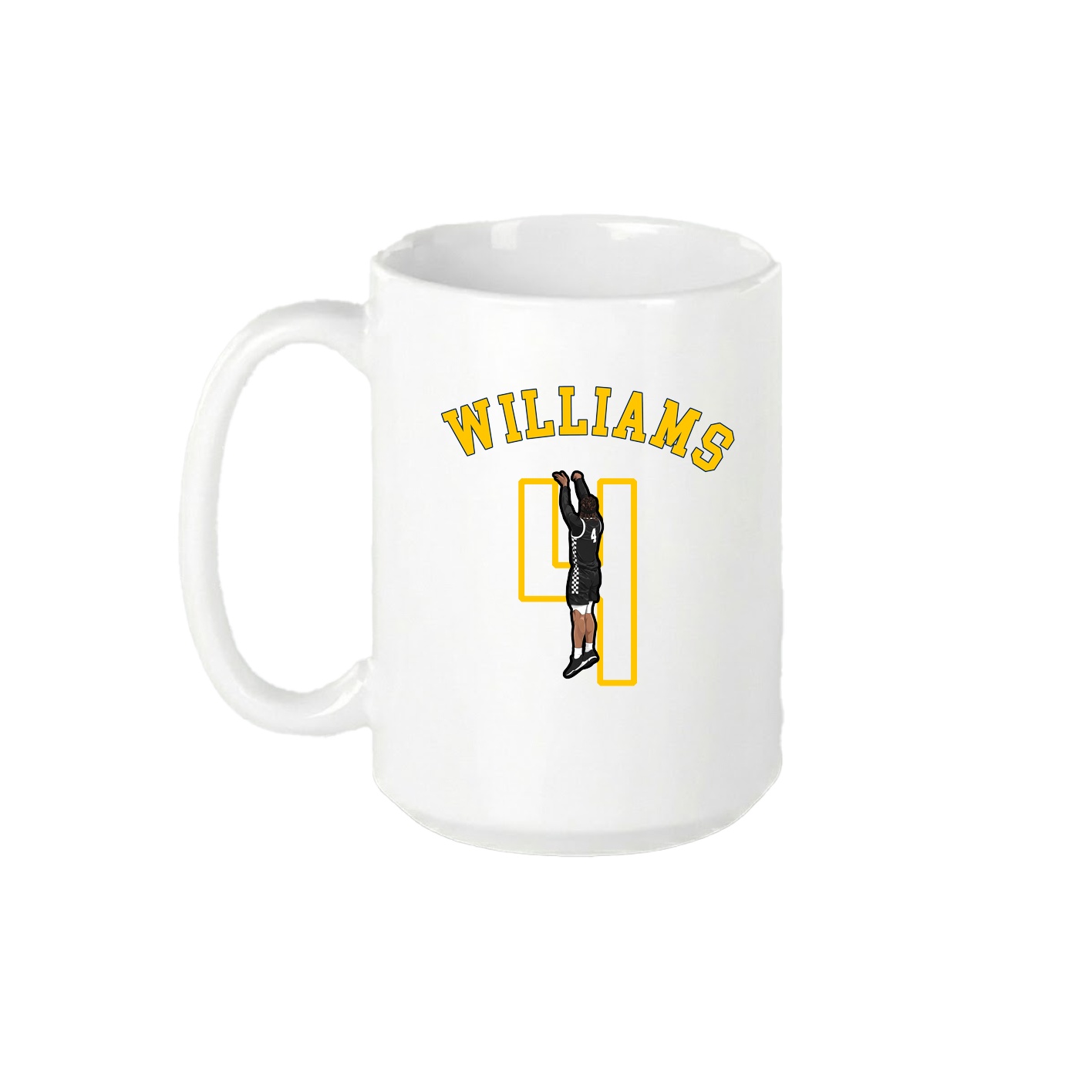 15oz Coffee Mug — Shirsey Arch in White
