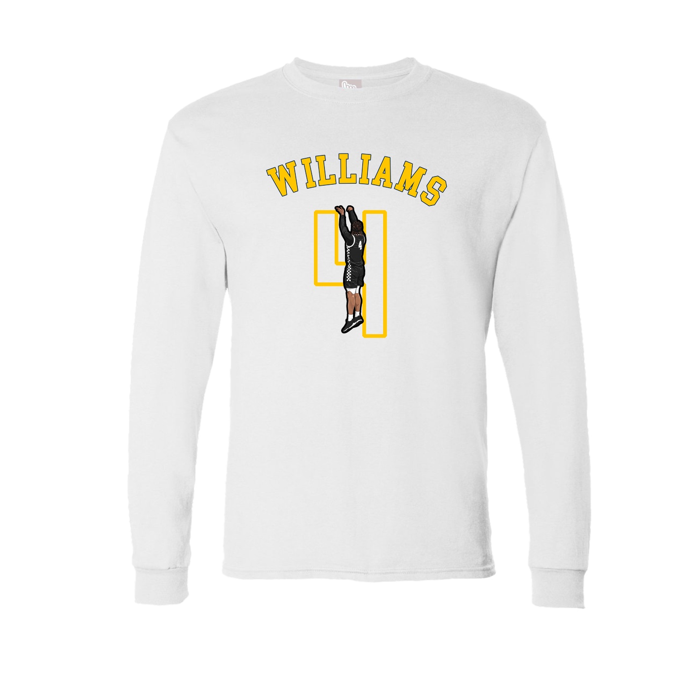 Long Sleeve Tee — Shirsey Arch in White