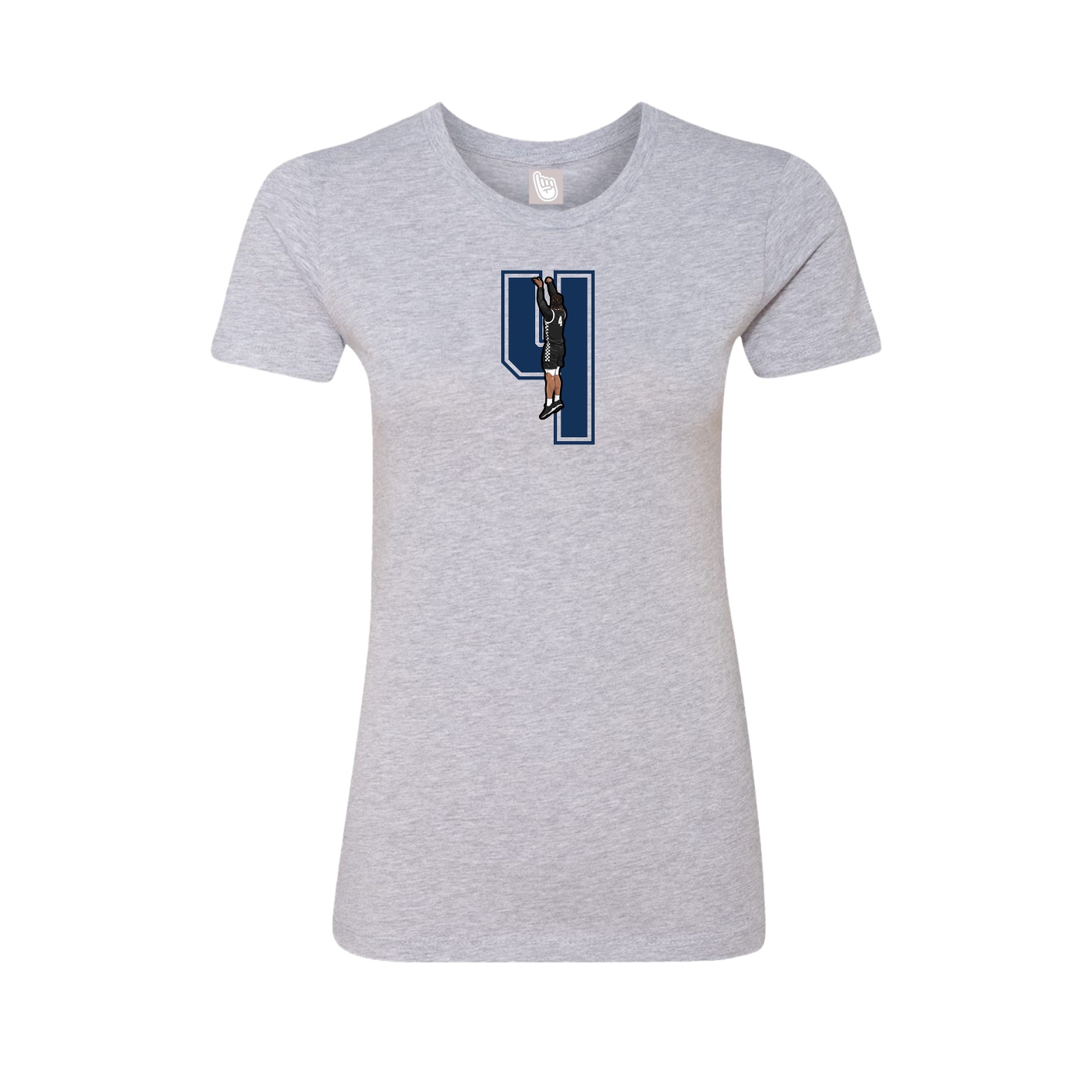 Womens Tee — Number in Grey
