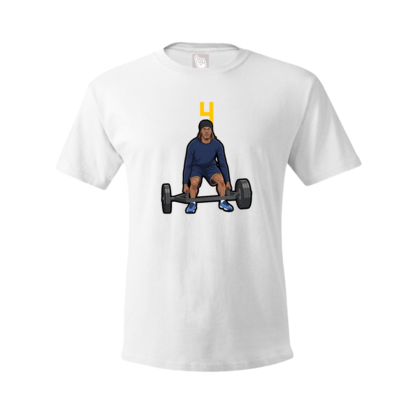 Tee — Number Top in White