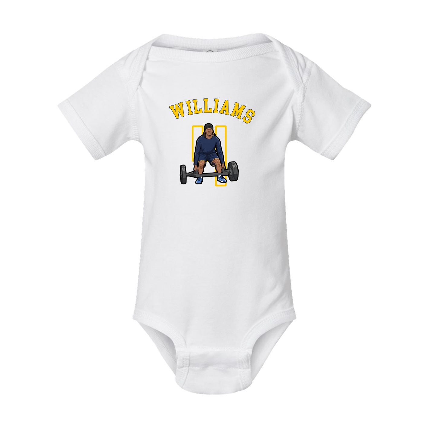 Baby Onesie — Shirsey Arch in White