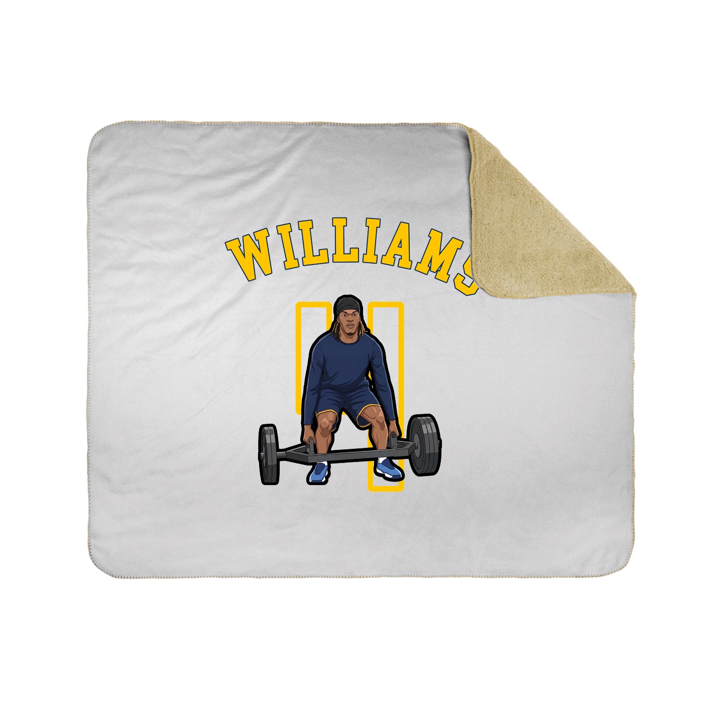 Throw Blanket — Shirsey Arch in White