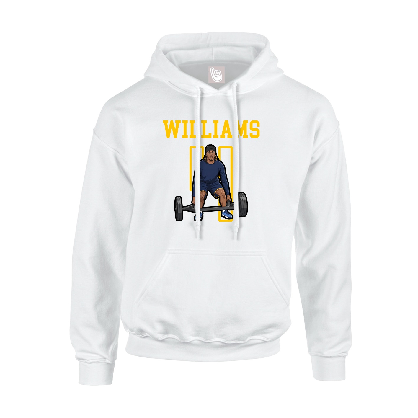 Hoodie — Shirsey in White