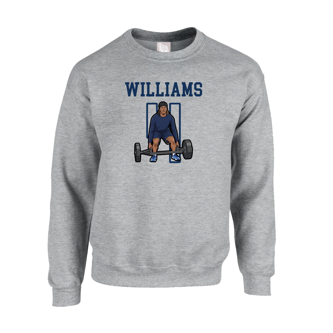 Fleece Crew — Shirsey in Grey