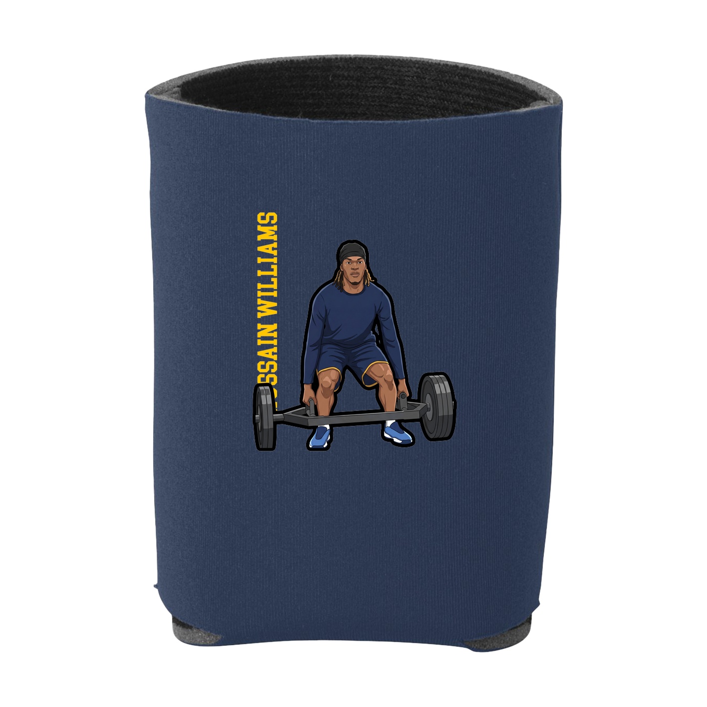 Can Holder — Name Vertical in Navy