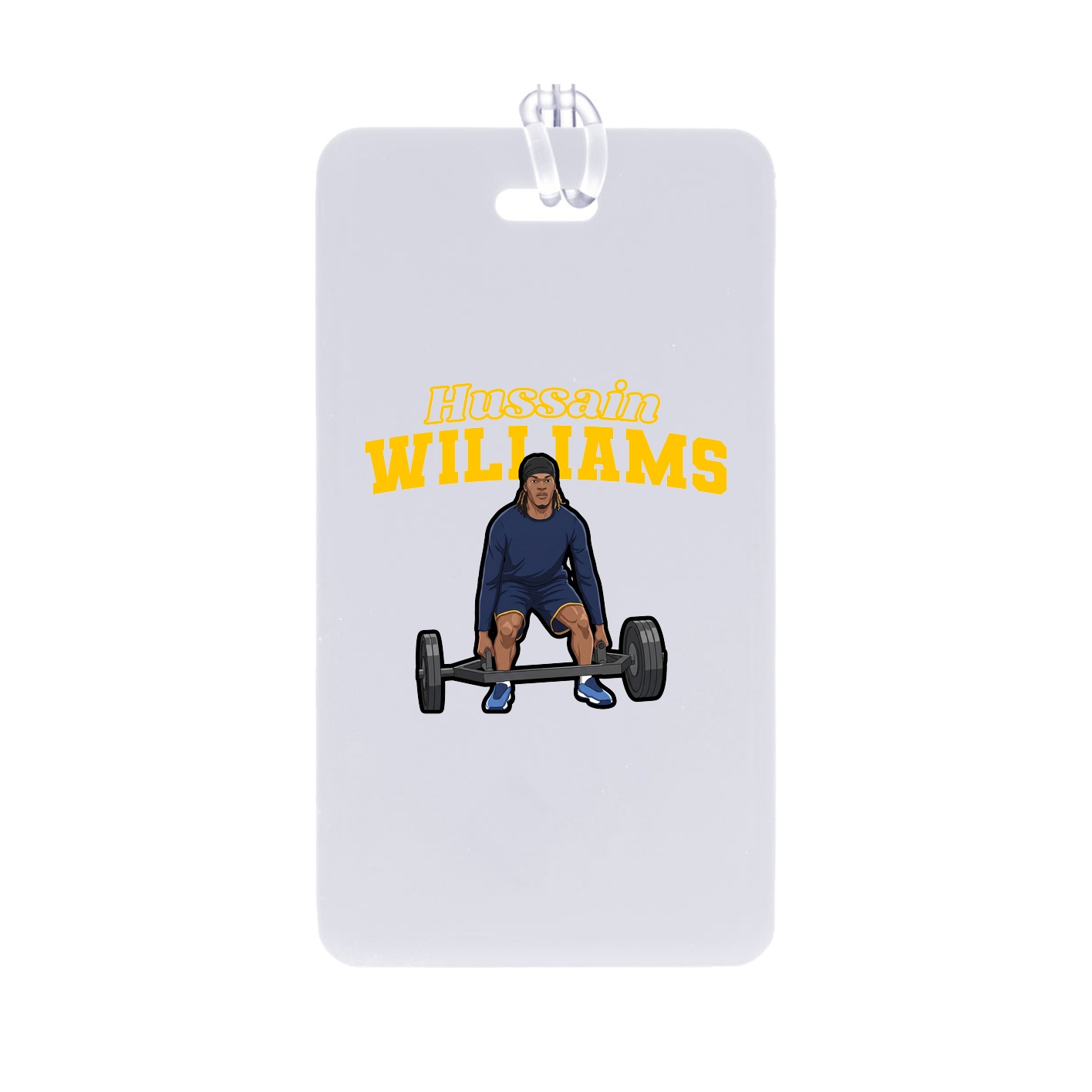 Bag Tag — Name Arch in Classic