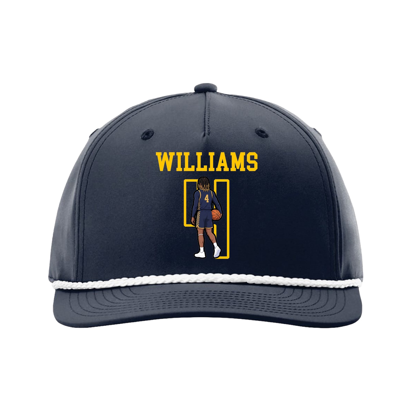 Five-Panel Classic Rope Cap — Shirsey in Navy