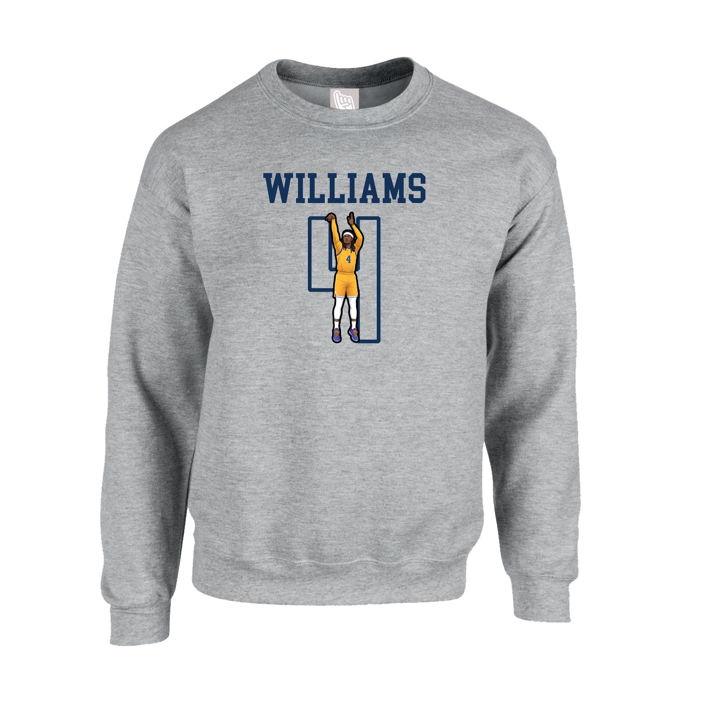 Fleece Crew — Shirsey in Grey