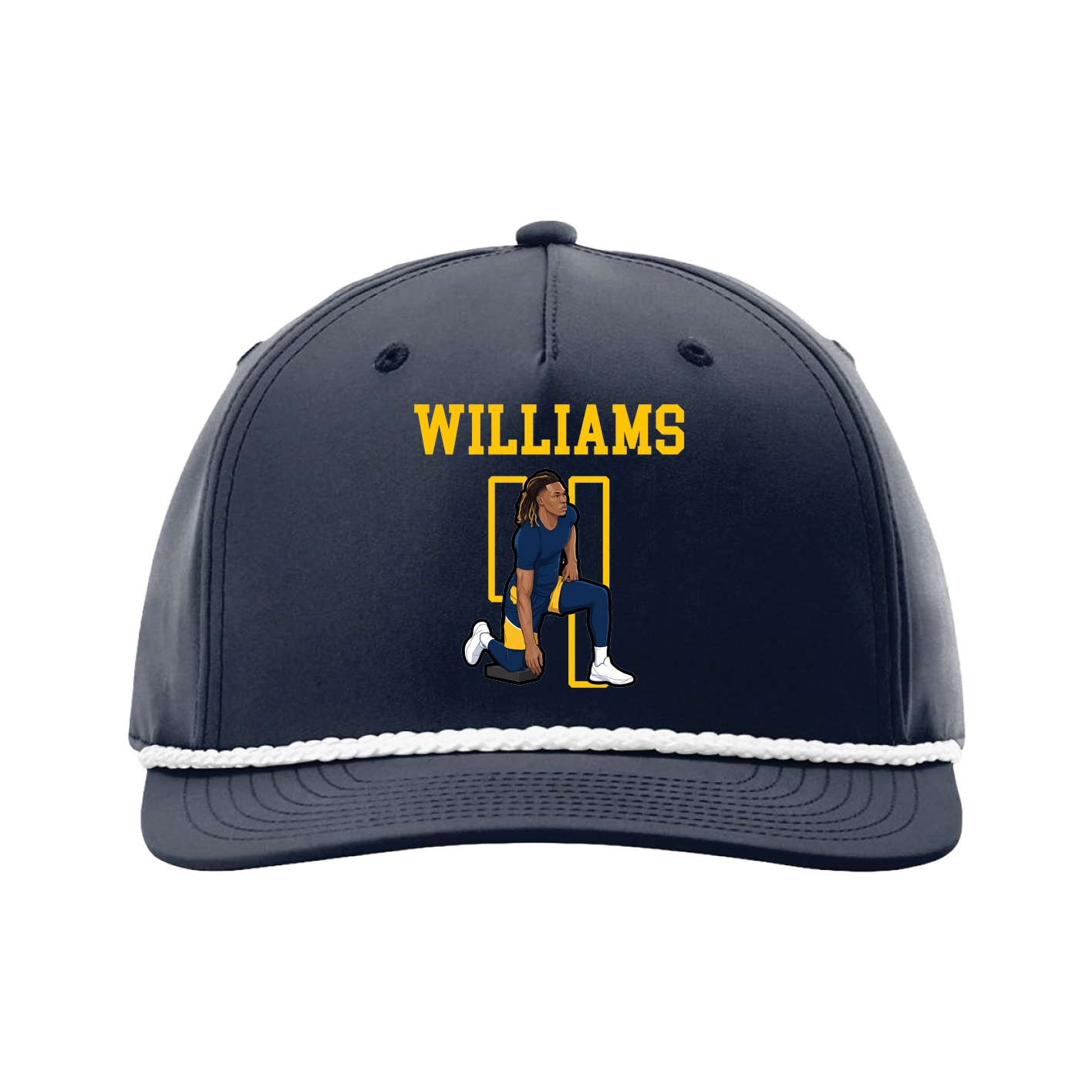 Five-Panel Classic Rope Cap — Shirsey in Navy