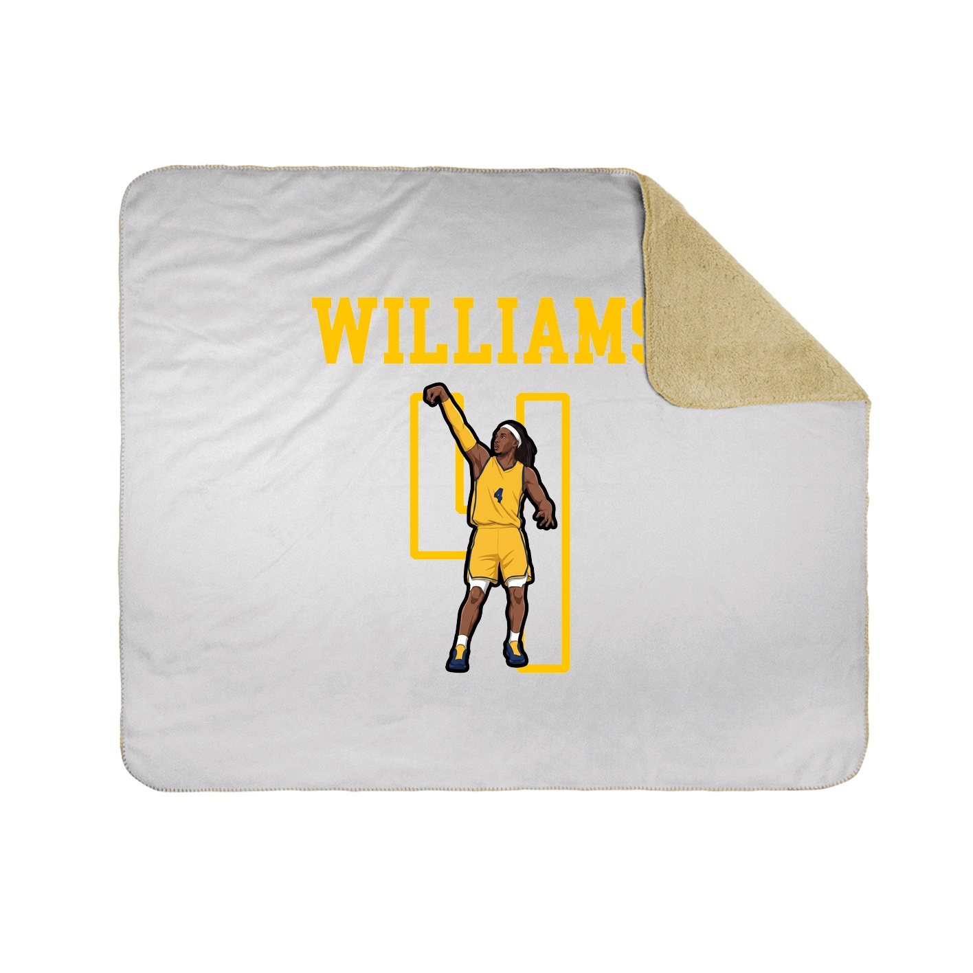 Throw Blanket — Shirsey in White