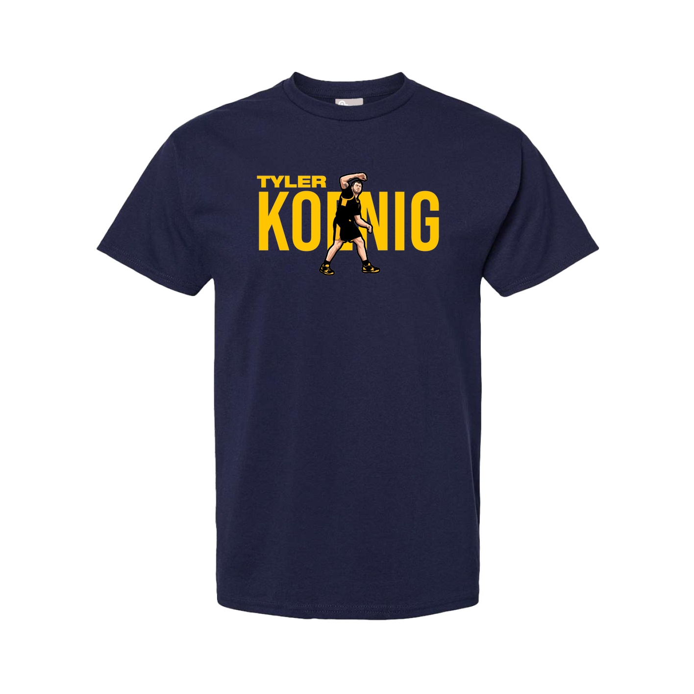 Youth Tee — Player Name in Navy