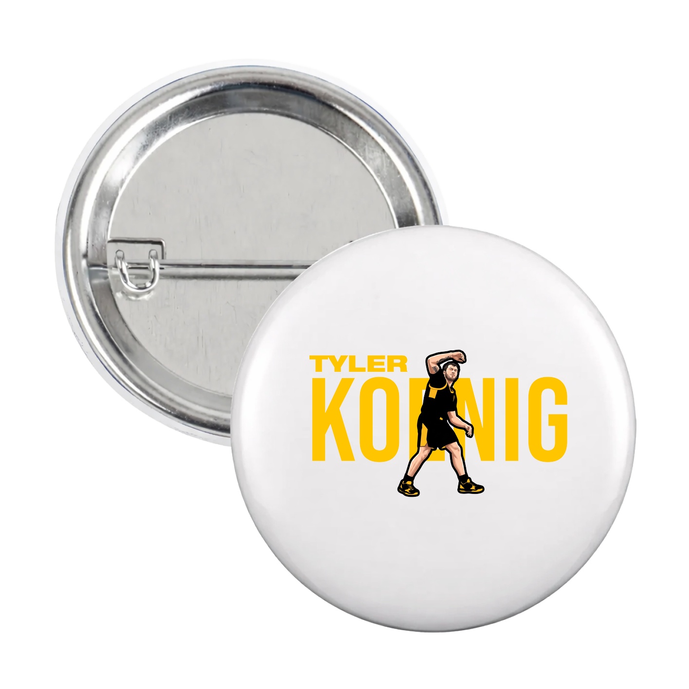 Game Day Button — Player Name in White