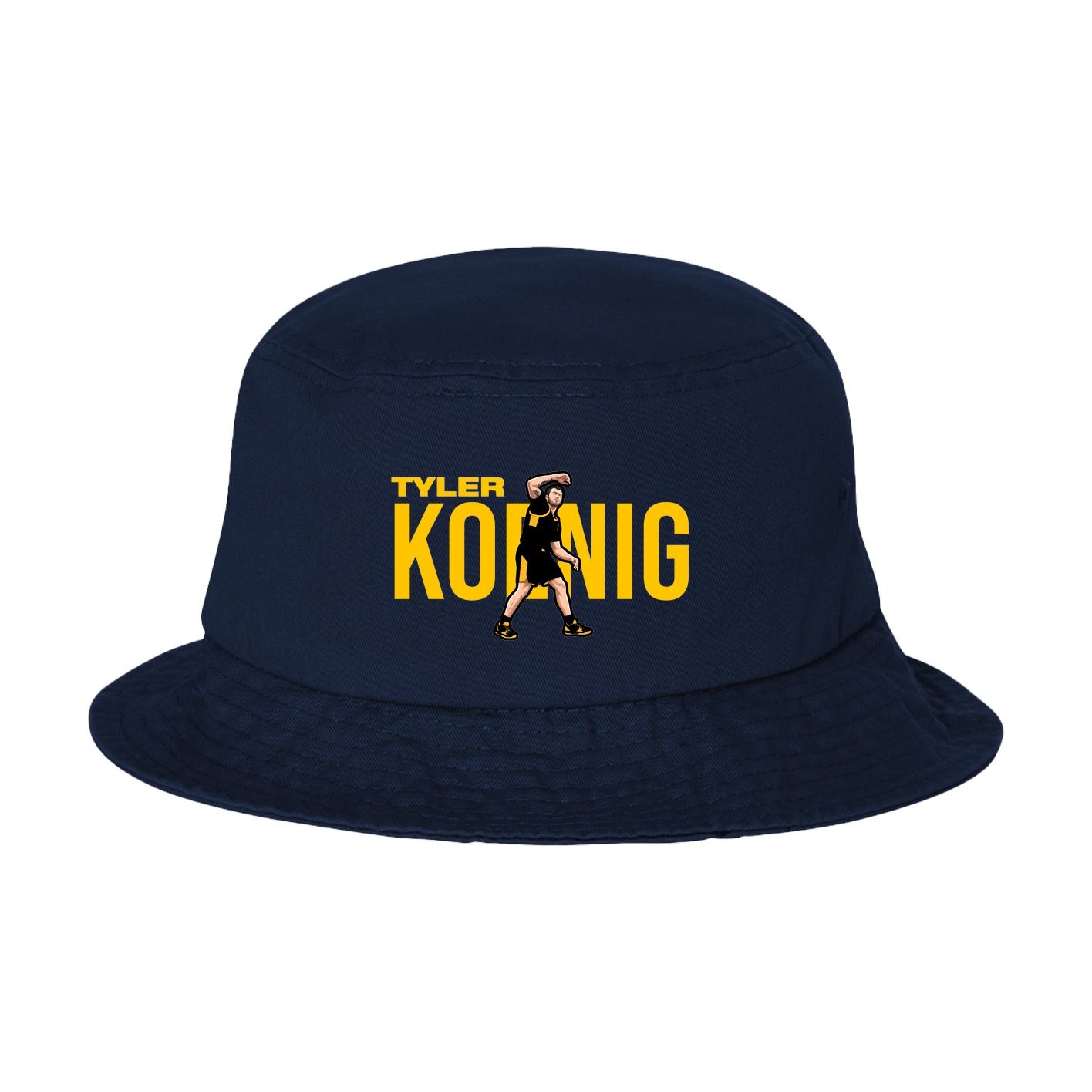 Bucket Cap — Player Name in Navy