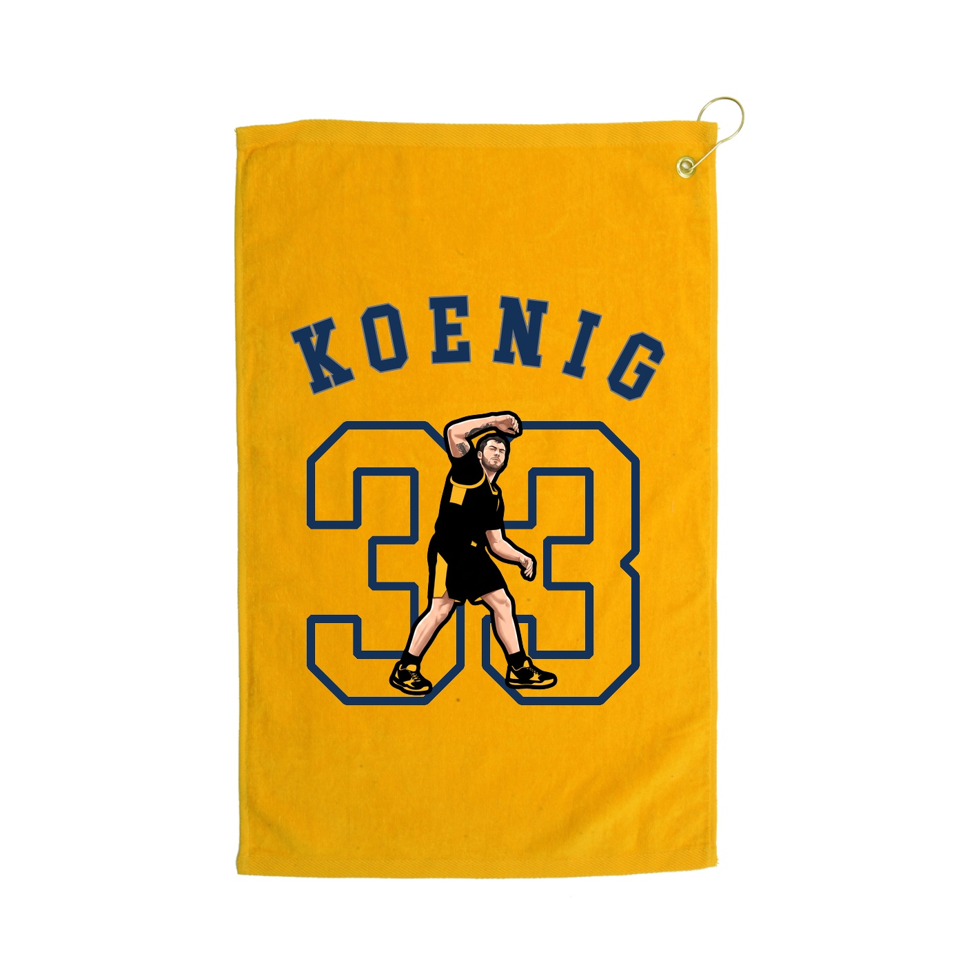 Golf Towel — Shirsey Arch in Gold