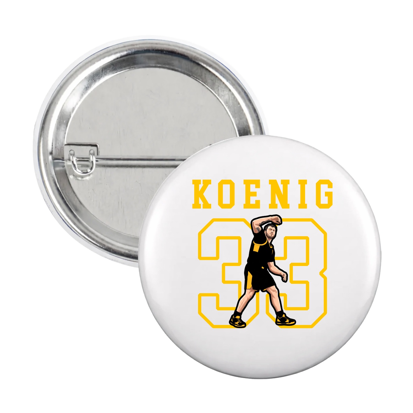 Game Day Button — Shirsey in White