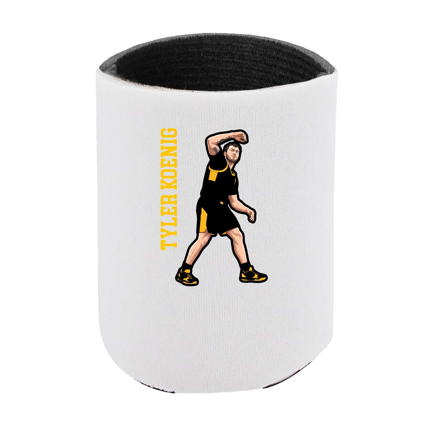 Can Holder — Name Vertical in White
