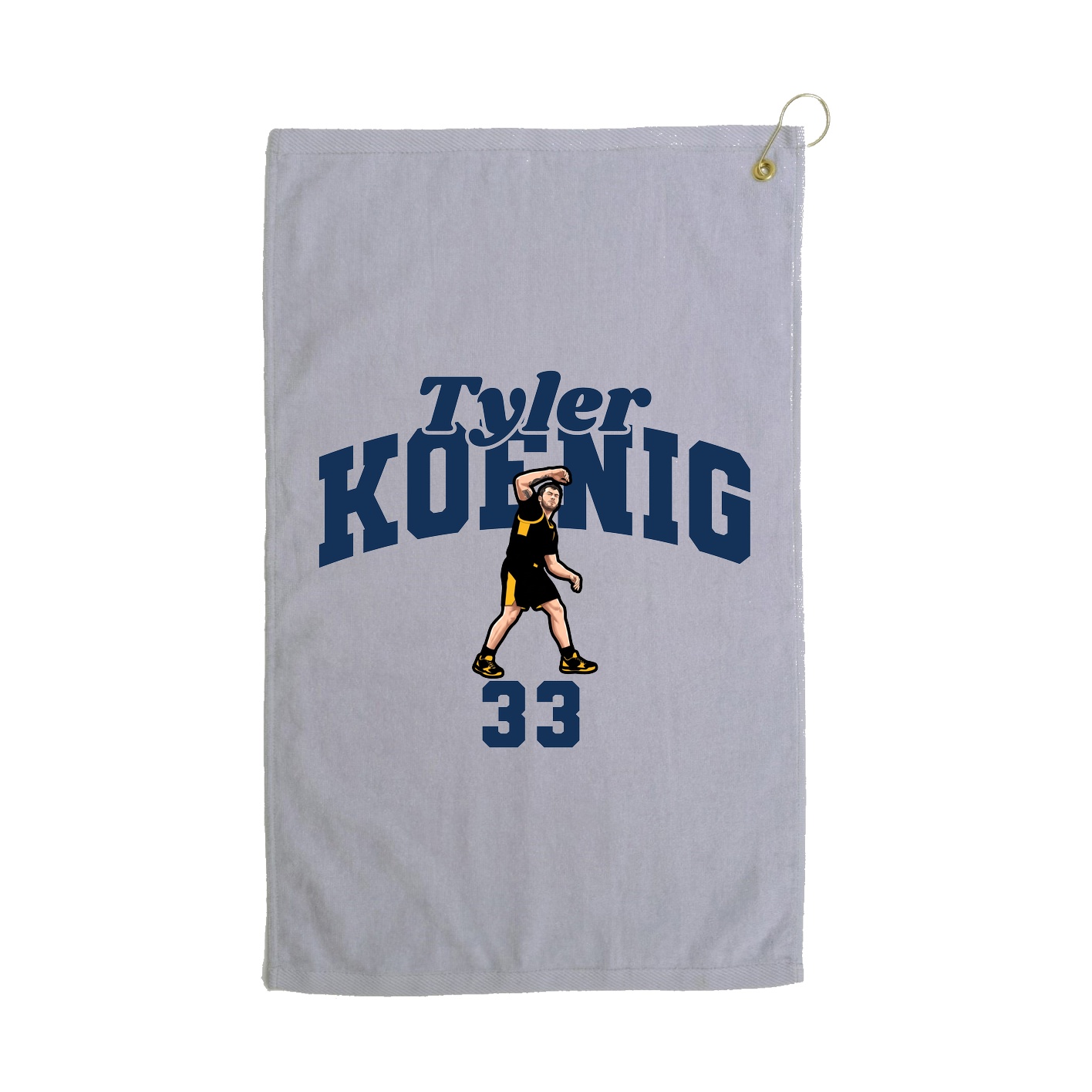 Golf Towel — Signature Arch in Grey