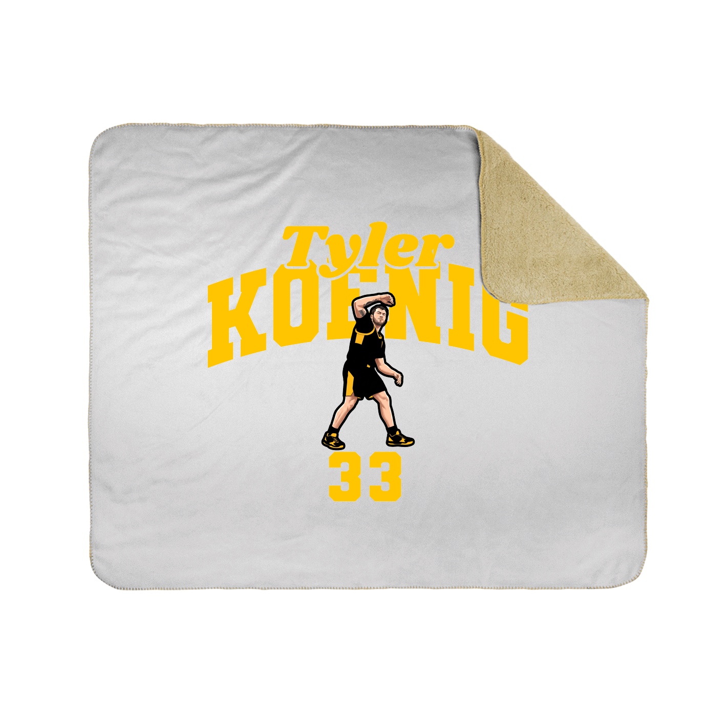 Throw Blanket — Signature Arch in White