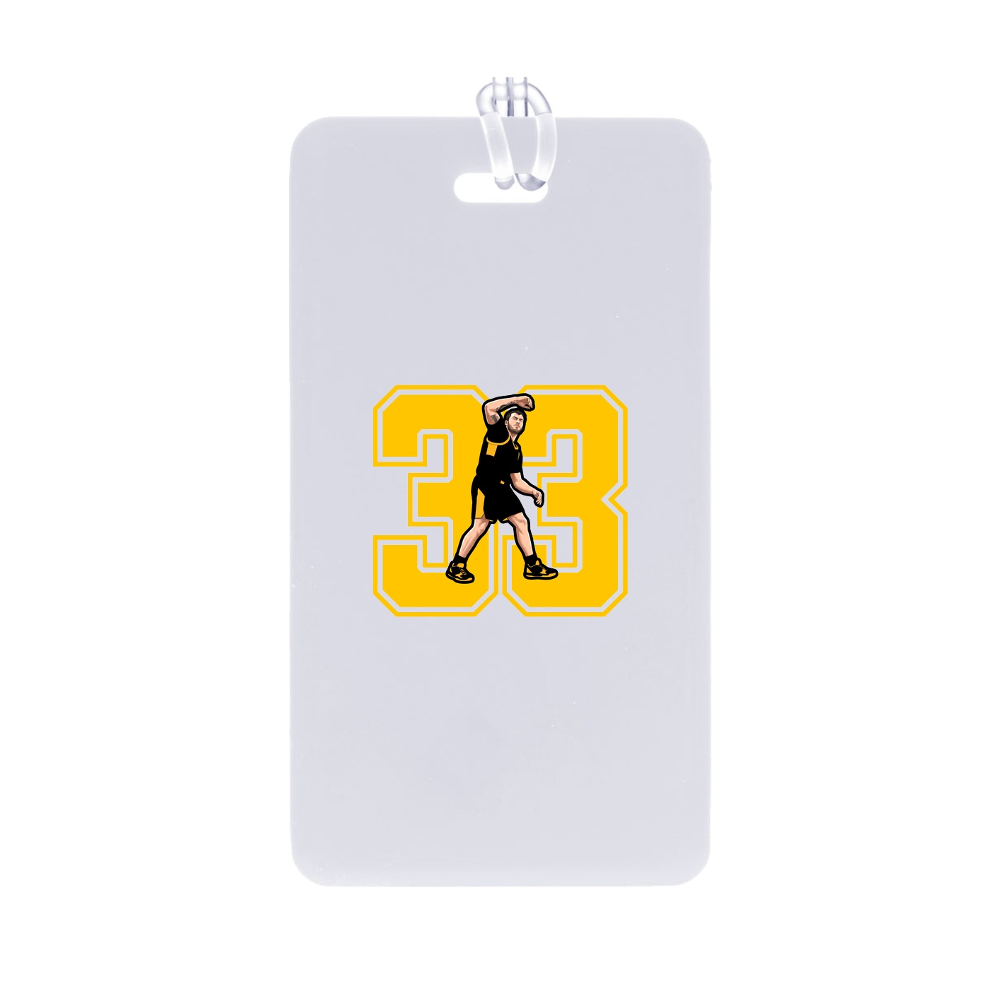 Bag Tag — Number in Classic