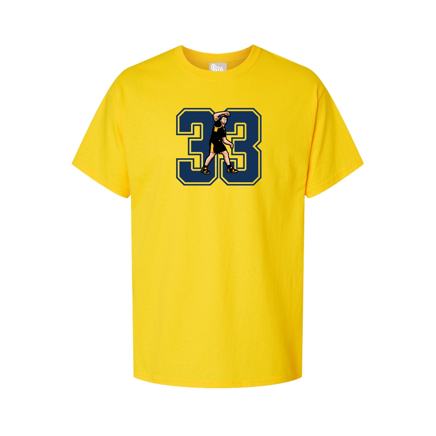 Youth Tee — Number in Gold