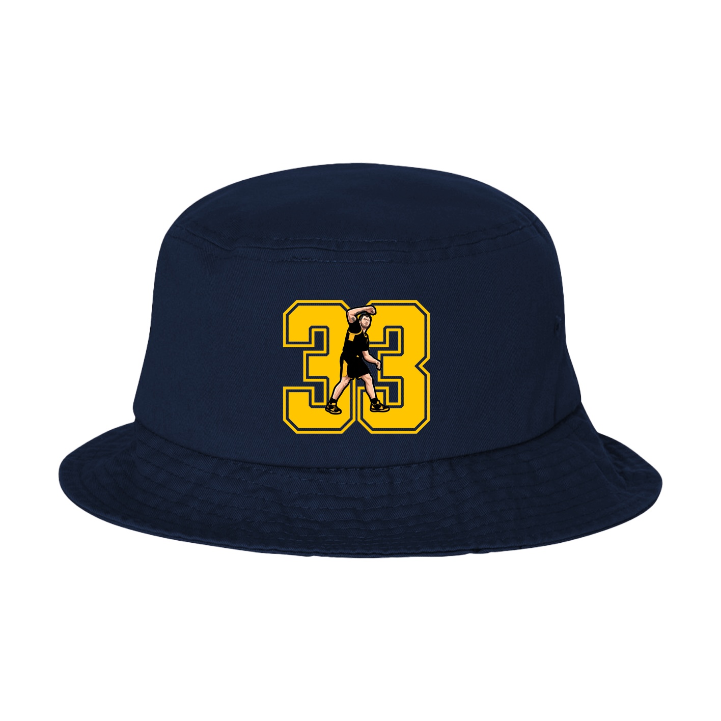 Bucket Cap — Number in Navy