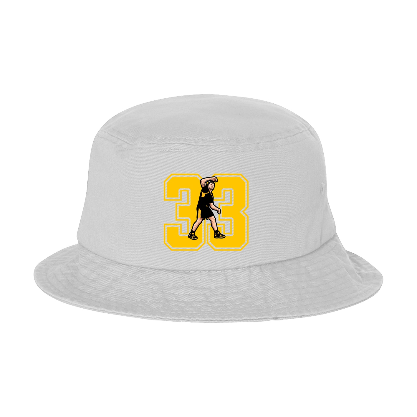 Bucket Cap — Number in White