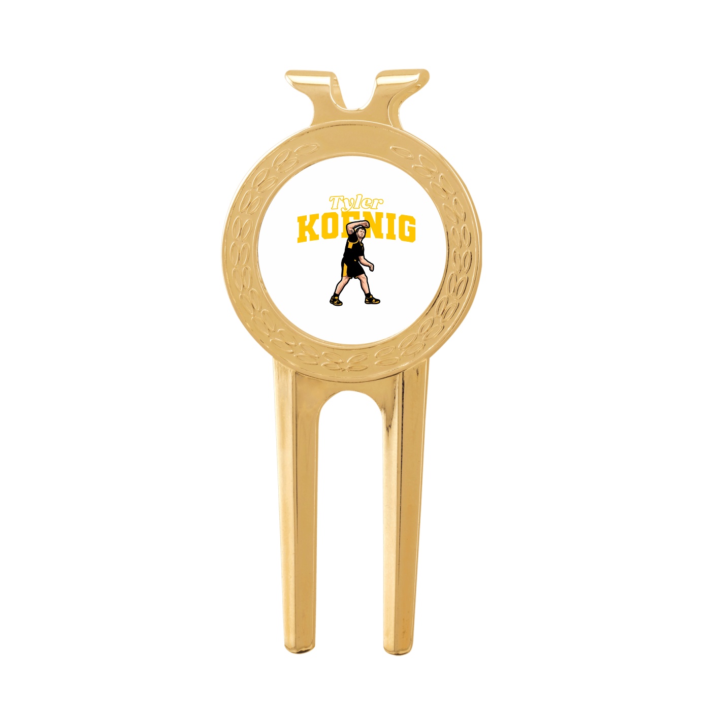 Divot Tool with Ball Marker — Name Arch in Classic