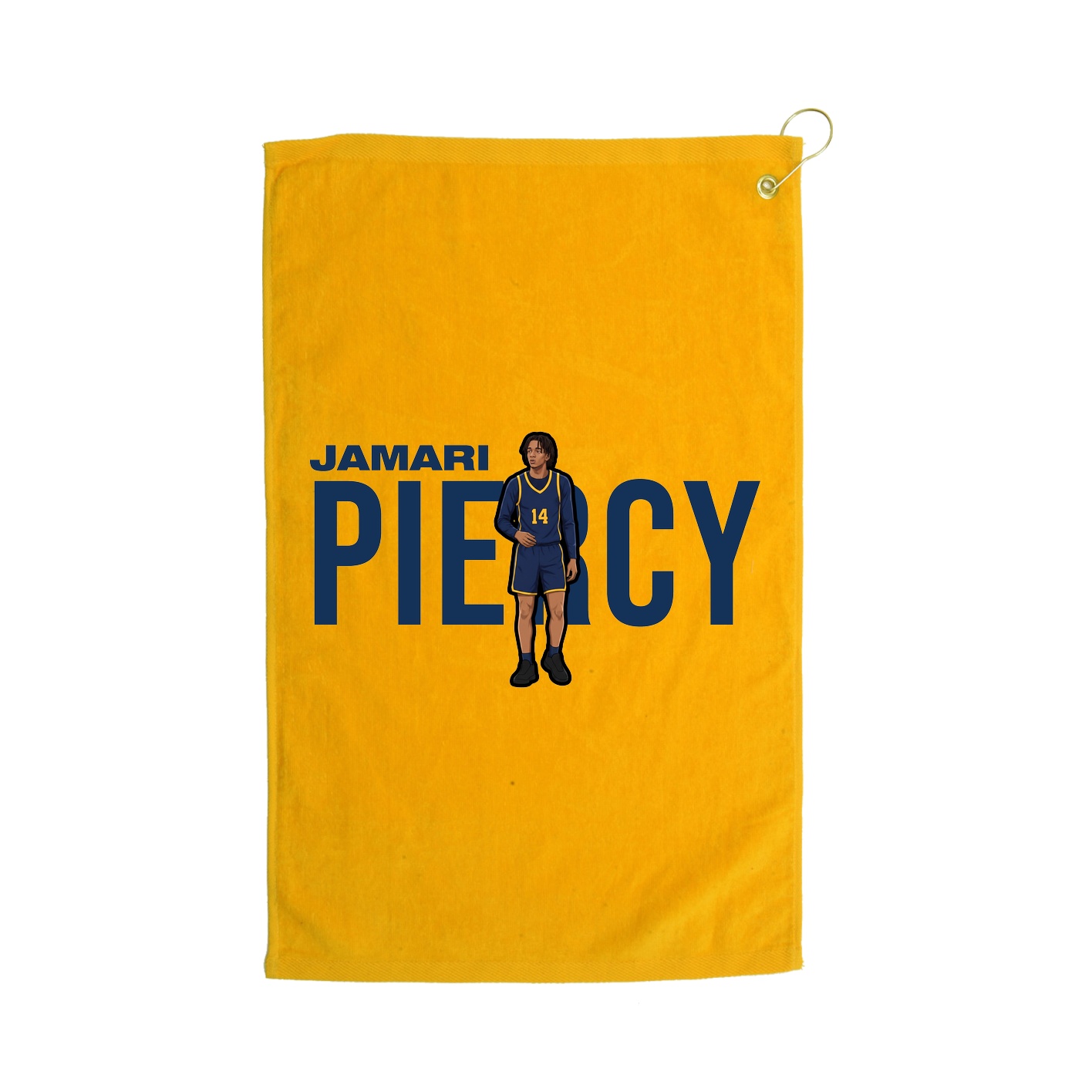 Golf Towel — Player Name in Gold