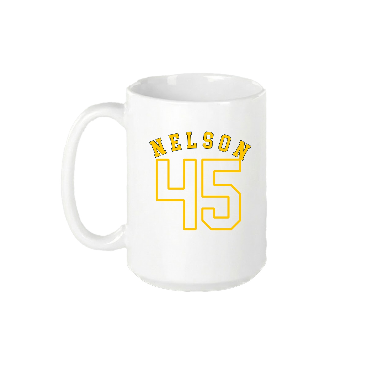 15oz Coffee Mug — Shirsey Arch in White