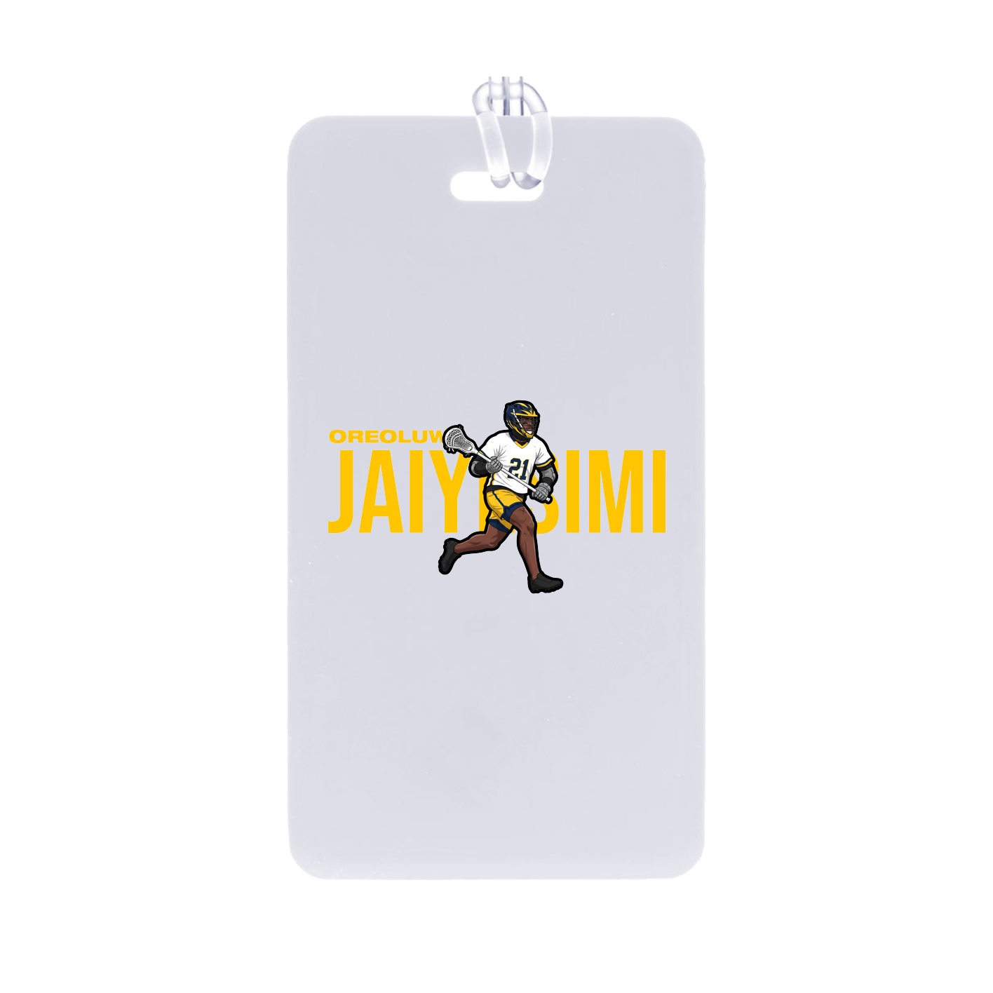 Bag Tag — Player Name in Classic