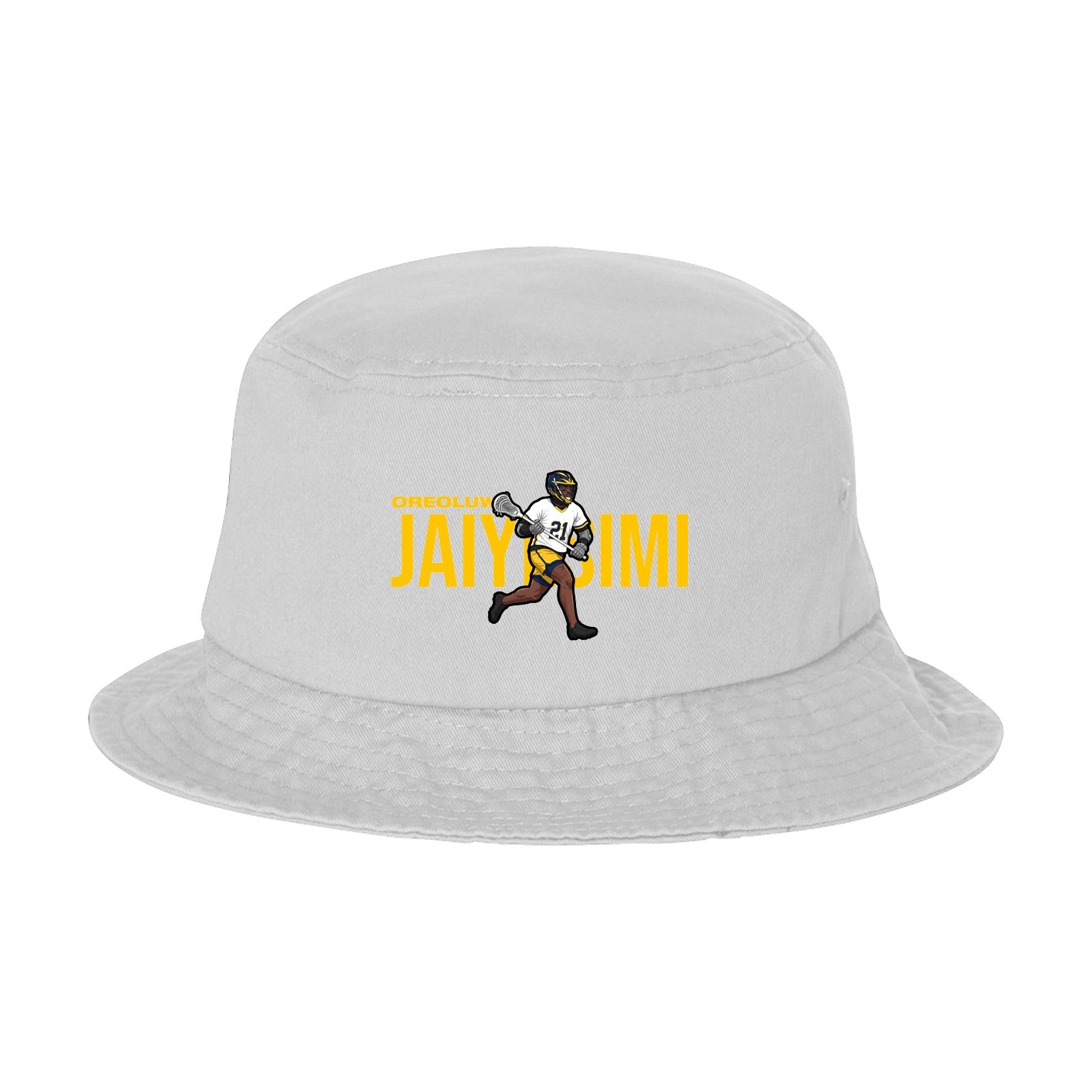 Bucket Cap — Player Name in White