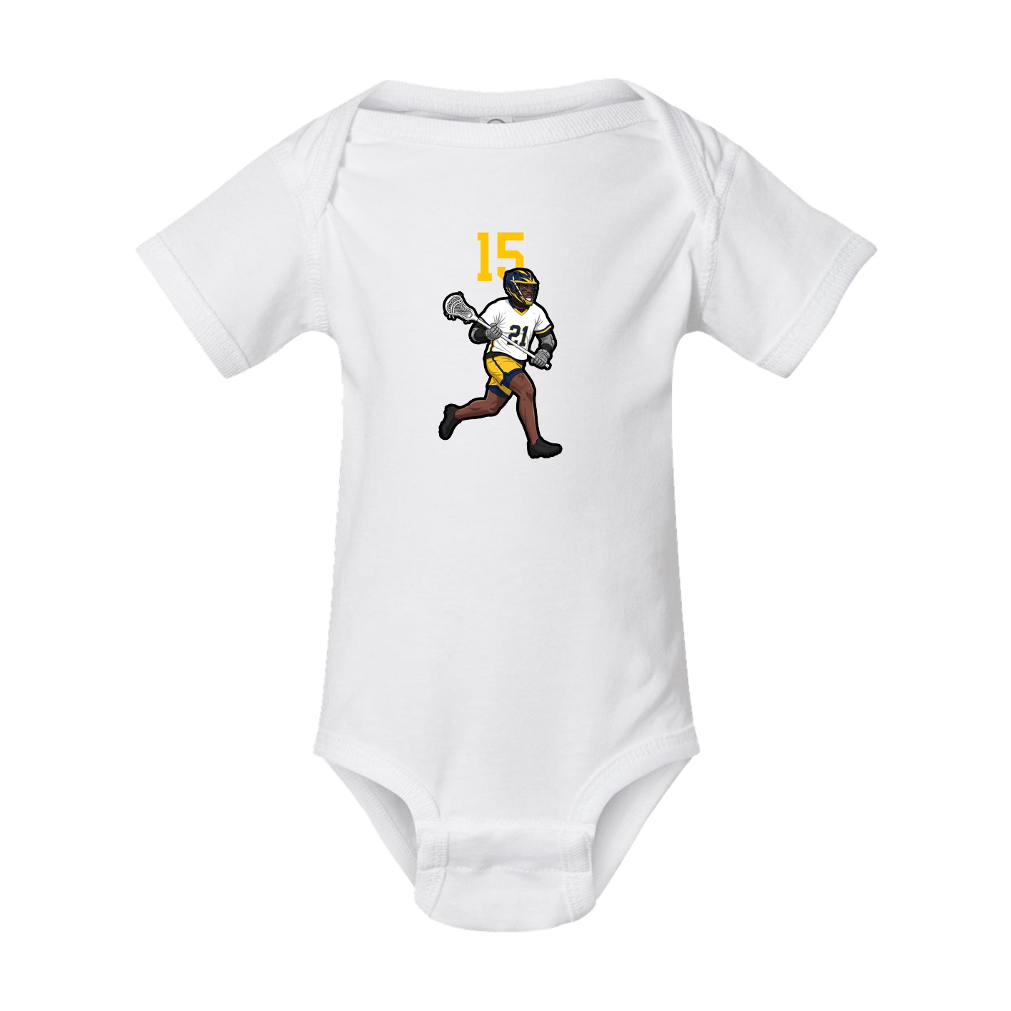 Baby Onesie — Number Top in White