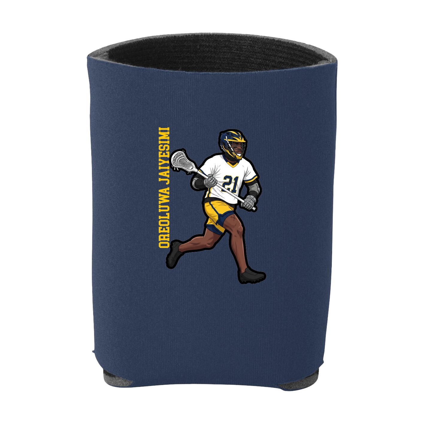 Can Holder — Name Vertical in Navy