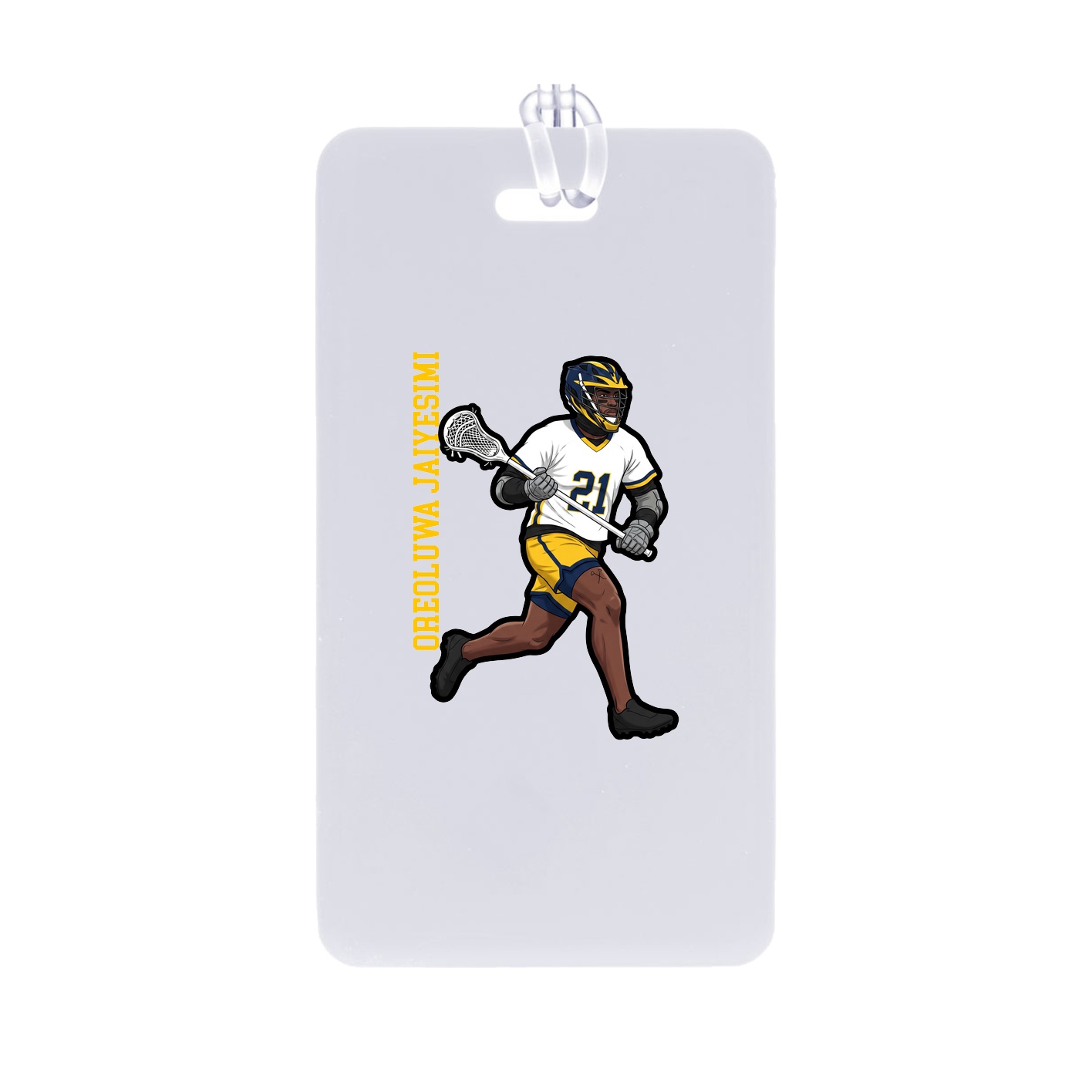 Bag Tag — Name Vertical in Classic