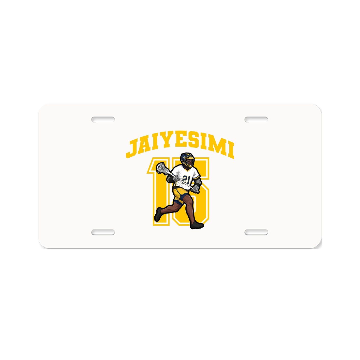License Plate — Number in Classic