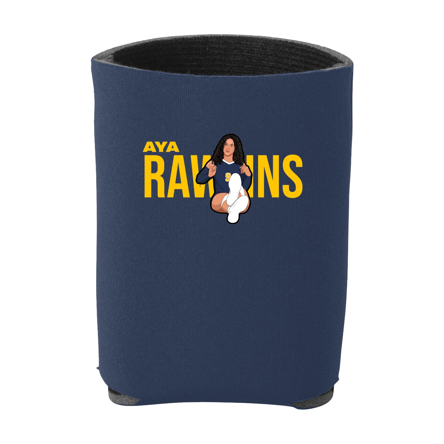 Can Holder — Player Name in Navy