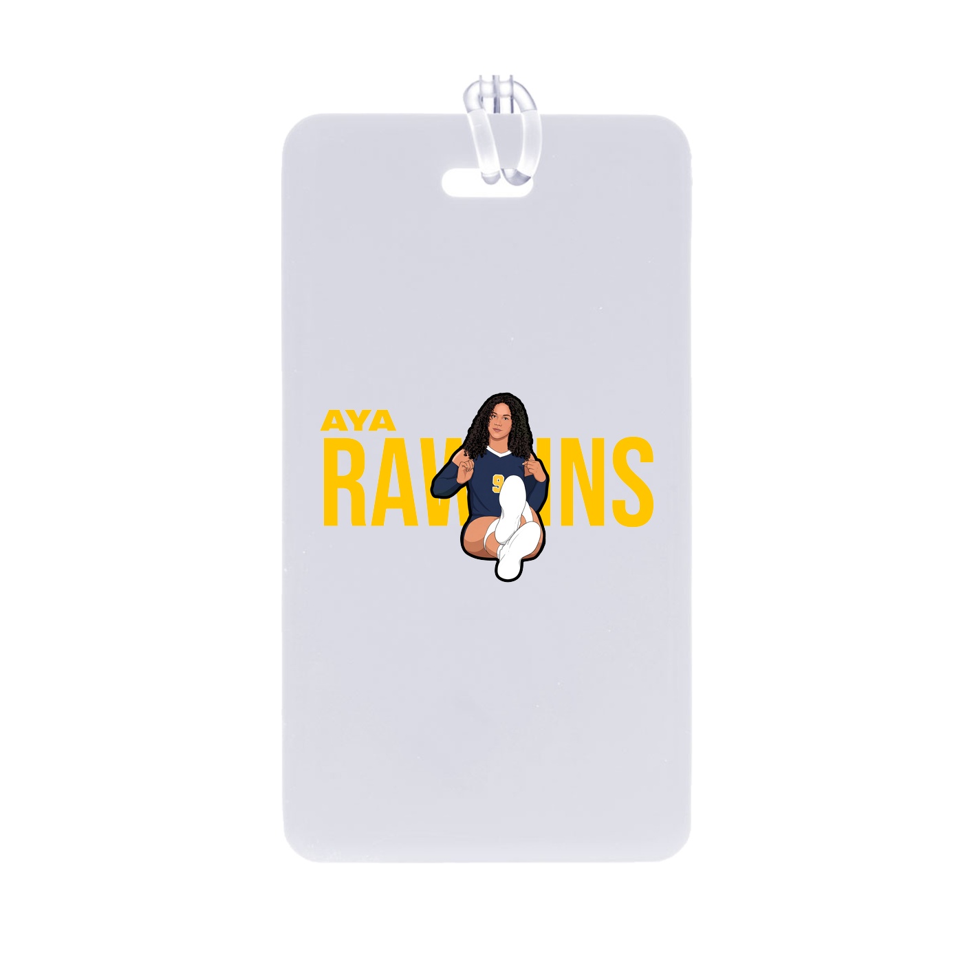 Bag Tag — Player Name in Classic