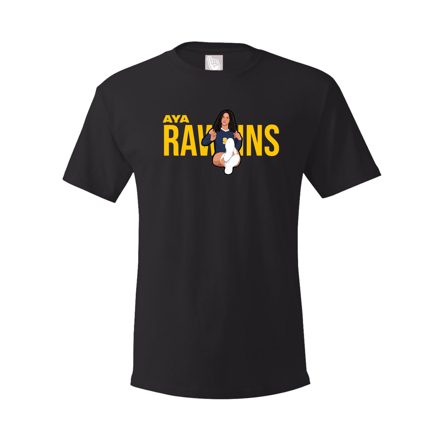 Youth Tee — Player Name in Black