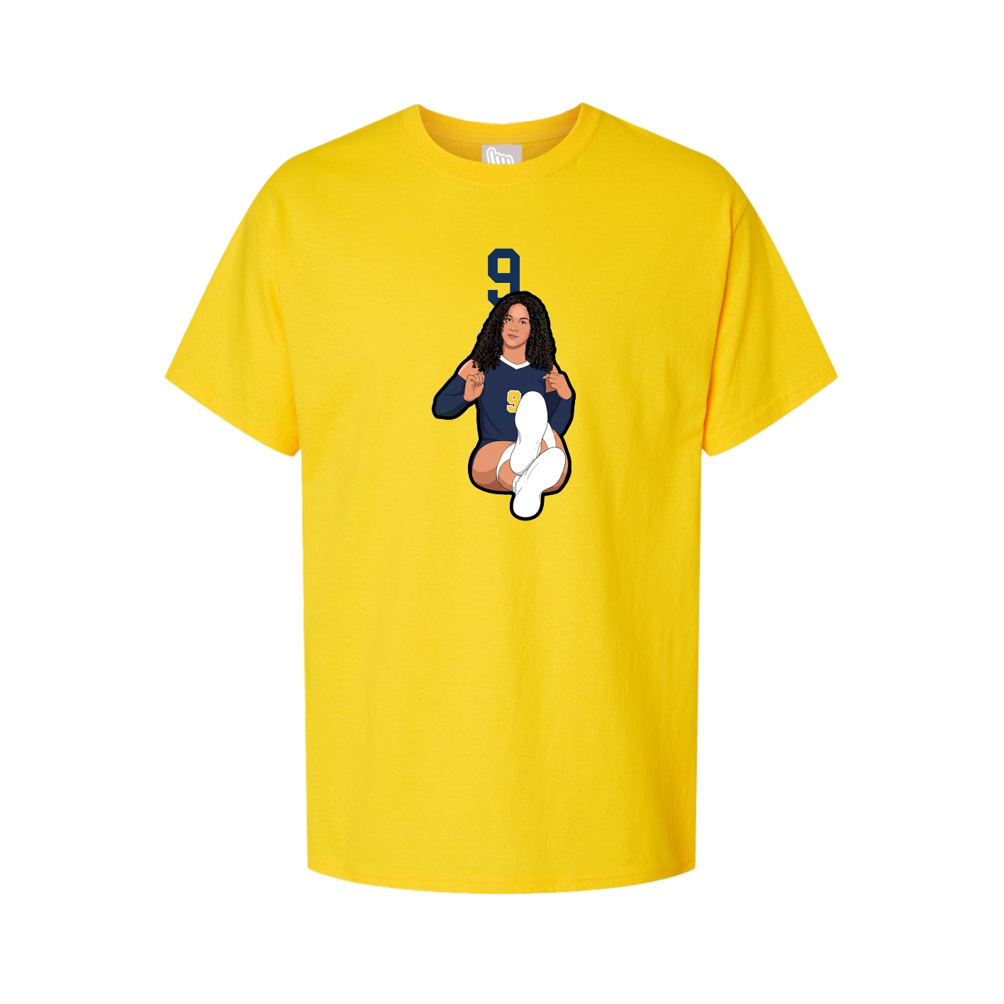 Tee — Number Top in Gold